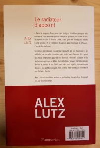 Le radiateur d'appoint Alex Lutz La Librai'bulles