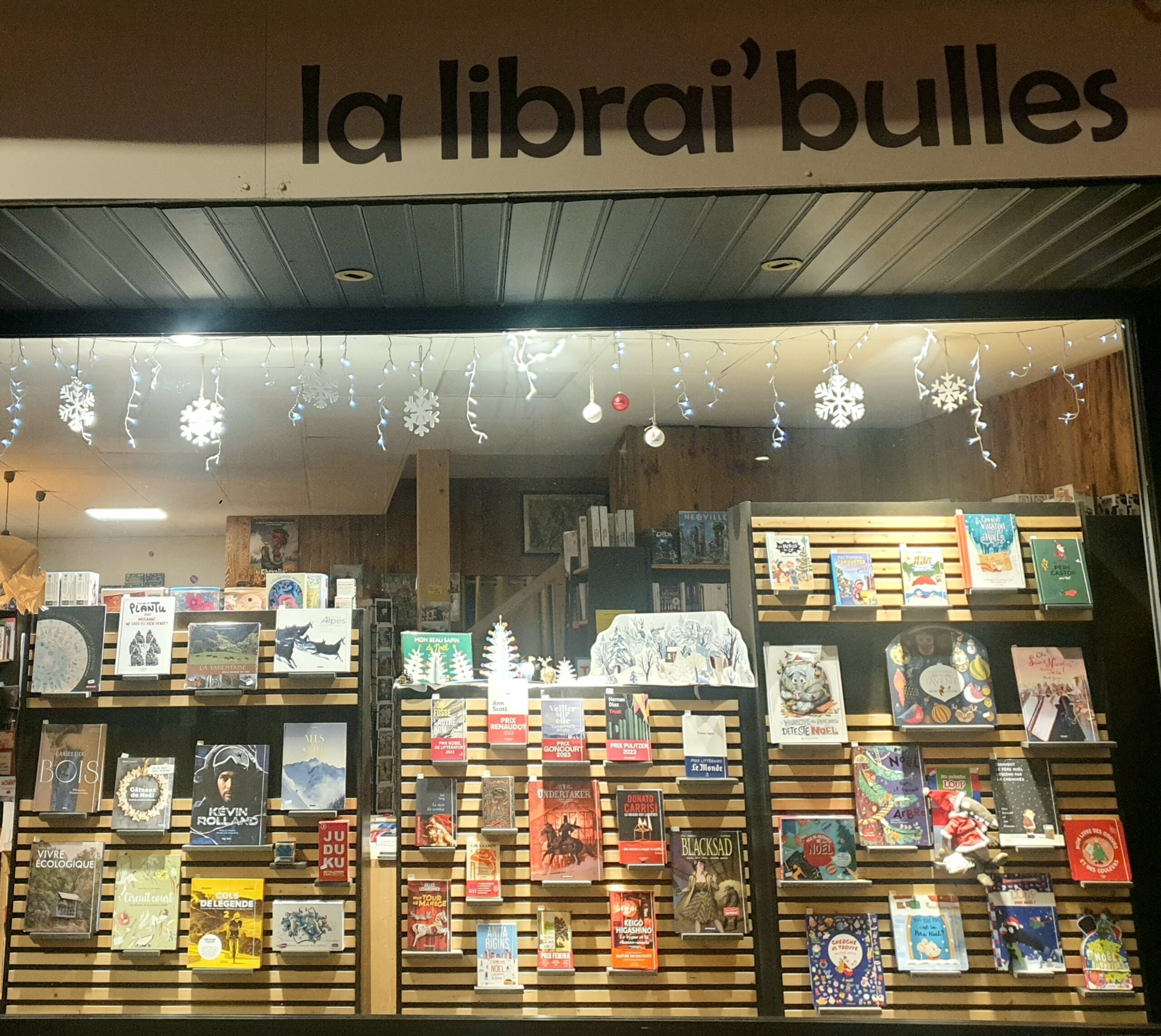 Vitrine de Noël