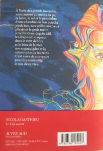 A ciel ouvert Nicolas Mathieu