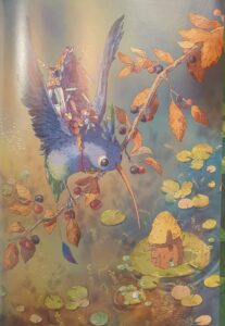 La jeune fille et l'oiseau