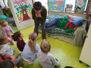 intervention G Raisson (3) Gwendoline Raisson à l'école de centron
